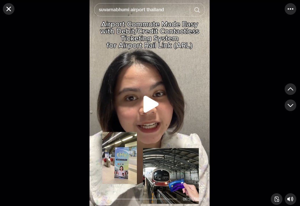 Getting to and from Suvarnabhumi Airport just got easier &mdash; EMV Contactless now works on Thailand&rsquo;s Airport Rail Link (ARL)